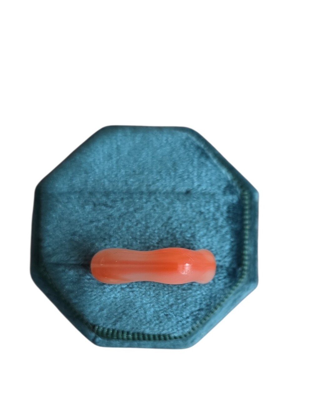 Size 6.5 Orange Coral Acrylic Band